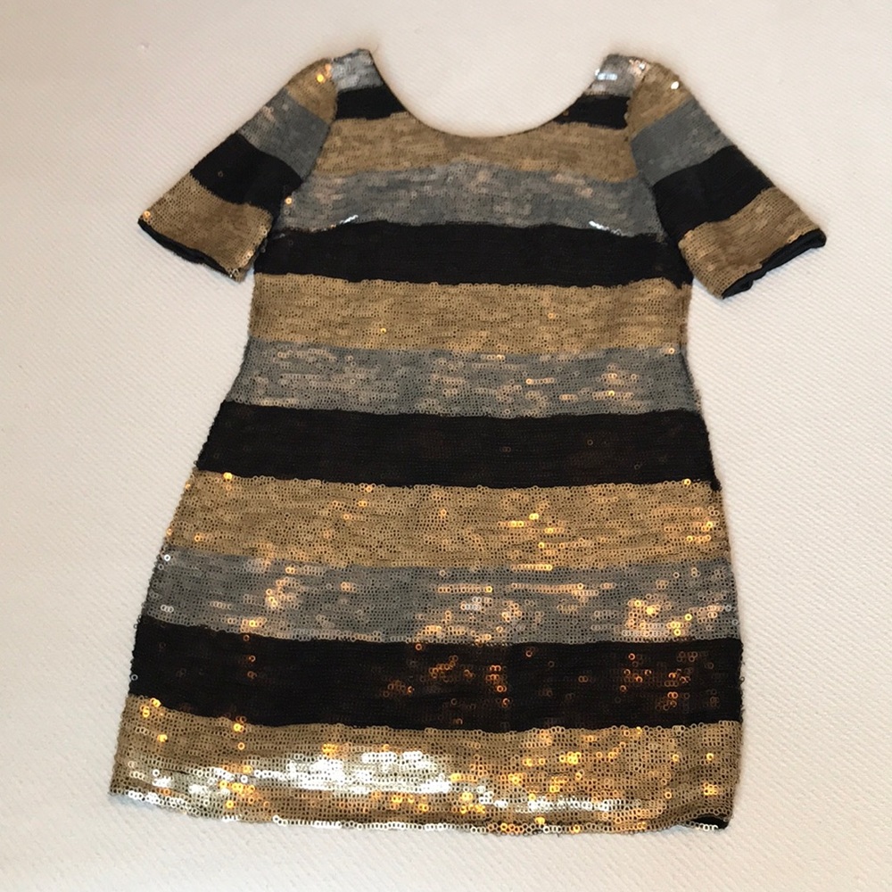 Sequin Cocktail Evening Dress